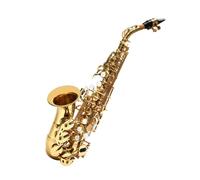 Instrument saxophone Durable Treble Curved Saxophone In B Flat Key For Beginners And Adult Portable Saxophone