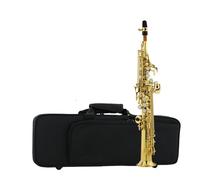 Instrument saxophone E-flat Straight-tube Soprano Saxophone Trumpet Orchestra Lacquered Brass Saxophone