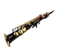 Instrument saxophone Easy Playability Straight Black Soprano Saxophone B Flat Musical Instruments Brass With Mouthpiece Professional