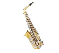 Instrument saxophone Eb Alto Saxophone Gold E Flat Sax Musical Woodwind Instrument With Leather Case Mouthpiece Reeds