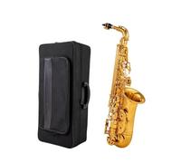 Instrument saxophone Exquisite Alto Eb Tune Saxophone Brass Musical Instrument Gold Lacquer Sax With Case Mouthpiece