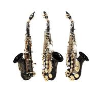 Instrument saxophone Gold Lacquer Key Alto Saxophone E Flat Brass Tube Abalone Shell Keys Saxophone With Strap