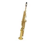 Instrument saxophone Golden Bb Soprano Saxophone Brass Straight Pipe Sax Woodwind Instrument With Leather Box Musical Instrument Accessories