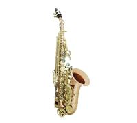 Instrument saxophone Phosphor Bronze Soprano Saxophone Bb Brass Body Carved Keys Shell Keys Saxophone With Reed Glove