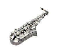 Instrument saxophone Professional Bend Eb E-flat Alto Saxophone Sax Brass Black Nickel Plating Abalone Shell Keys Carve Pattern