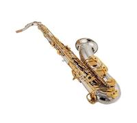 Instrument saxophone Professional Musical Instruments Tenor Saxophone Bb Tone Nickel Plated Tube Sax With Case Mouthpiece Gloves(Canvas bag)