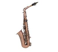 Instrument saxophone Professional Red Bronze Bend Eb E-flat Alto Saxophone Natura Shell Key Carve Pattern
