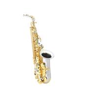 Instrument saxophone Red Copper/white Copper E Flat Alto Saxophone Instrument Saxophone Beginners For Exam Performance(White)