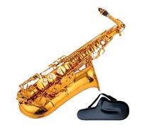 Instrument saxophone Rose Gold Engraved Gold E Flat Alto Saxophone Eb Sax With Case Accessories