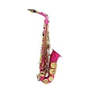 Instrument saxophone Rose Red Lacquer Full Set Alto Saxophone E Flat Beginner Saxophone Complete Set