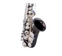 Instrument saxophone Saxophone instrument performance-level alto E-flat hemp silver key professional grading series(Black nickel)