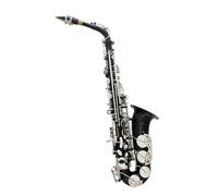 Instrument saxophone Silver Lacquer Key Black Lacquer Body Full Set Saxophone Alto Saxophone E Flat Beginner Saxophone Complete Set
