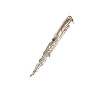 Instrument saxophone SILVERING Soprano Saxophone Bb Brass Lacquered Body And Keys Mouthpiece Reeds Neck With Case