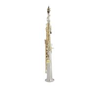 Instrument saxophone Soprano Saxophone B Flat Straight Tube Professional Performance Carved White Shell Silver Gold Lacquer Key Saxophone