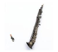 Instrument saxophone Soprano Saxophone Matte Black Lacquer B-flat Soprano Sax With Case Mouthpiece Reeds Neck