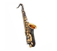 Instrument saxophone Tenor B flat gold black nickel gold key saxophone with colored abalone shell buttons