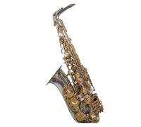 Instrument saxophone Unique Style Alto Saxophone Nickel Plated Gold Lacquer Key Professional Sax Mouthpiece With Case And Accessories
