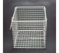 Instrument Sterilization Baskets with Handle,Cleaning the Basket,Mesh Perforated Disinfection Baskets,Labs Organizer Instrument Sterilization Tray,for Hospital Clinic, LJSMKUDU, a, 35 * 15 * 15CM