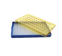 Instrument Sterilization Box, Sterilization Tray Case with Silicone Mat, Cleaning Washing Basket,for Ent Orthopedic Surgical Instrument,A, WWFKWEMK, b