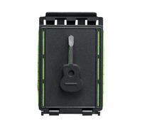 Instrument String Cleaning Tool, Violin Cloth -360 Degree Side Wipe, 10cm X 6.5cm X 2.1cm + 50g Weighted Stability, High Grade PP & Microfibre - For Guitar & Bass Practice