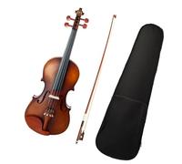 Instrument Violin 1 Set Jujube Wood 4/4 Size Acoustic Violin For Violinist Beginners Stage Performance Accessory Brown