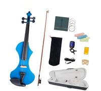 Instrument Violin Professional 4/4 Electric Violin Kit Solidwood Body W/Brazilwood Bow Case Bag Tuner Strings Bridge Audio Cable