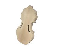 Instrument Violin Special Shape Violin Body Spruce Top Panel Maple Back Handmade Rare White Violin Newest Semi-Finished 4/4