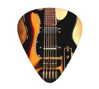 Instrumental Guitar 12 Pack Guitar Plectrums With Storage Case, 0.46/0.71/0.96mm, Including Thin, Medium Thick Guitar Plectrums For Electric Guitars Bass Ukulele