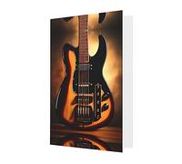 Instrumental Guitar Greeting Cards For All Occasions - Blank Greeting Cards With Envelopes, Holiday Cards 4x6 Inches White