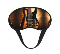 Instrumental Guitar It is a Black-Rimmed Eye mask. The Soft Eye mask can Improve Sleep Quality and is Suitable for Indoors, Outdoors and Traveling.