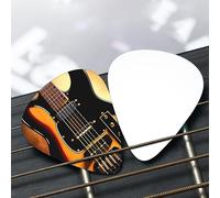 Instrumental Guitar Patterned guitar pick set - (thin/medium/thick), widely compatible with all kinds of stringed instruments,