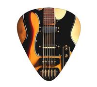 Instrumental Guitar Patterned guitar picks - (thin/medium/thick) free to choose, suitable for all kinds of string instruments,