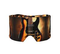 Instrumental Guitar Printed Sleep Eye and Ear Masks (26.8Ã-4.3 inches) Suitable for Travel, Yoga, Deep Rest Indoor and Outdoor