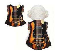 Instrumental Guitar S Pet Apparel for Small Dogs-Cute Summer Outfit for Puppy, Soft Breathable Pet Clothes for Cat