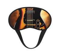 Instrumental Guitar Sleep Mask for Side Sleepers: Blackout Eye Masks for Sleeping - Soft Breathable Soft Eye Shade Cover for Travel - Adjustable Night Blindfold for Men Women Gifts