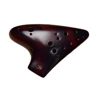 Instrumento Ocarina Adulto 12-hole AC Alto Double-tube Professional Performance Ocarina Composite Tube Beginner Adult Ocarina Instrument