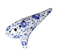 Instrumento Ocarina Adulto 12-hole AF-tuned Ocarina Alto F-tuned 12-hole Af Professionally Played Adult Musical Instrument(B)