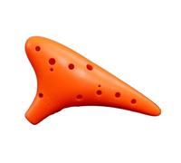 Instrumento Ocarina Adulto 12-hole Alto AC Tuned Twelve-hole Resin Beginner Ocarina Instrument(Orange)