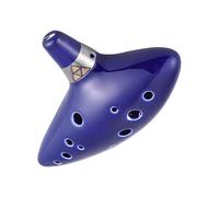 Instrumento Ocarina Adulto 12 Hole Ocarina Ceramic Alto C Vessel Flute Wind Musical Instrument With Song Book Neck String Neck Cord