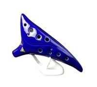 Instrumento Ocarina Adulto 12-hole Ocarina Musical Instrument Alto C Tone AF Tone Adult Professional Ceramic Ocarina