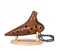 Instrumento Ocarina Adulto 12 Hole Ocarina Porcelain Ceramics Ocarina Professional Crossbar Flute Musical Insrument Tool(1AC)