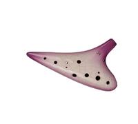 Instrumento Ocarina Adulto 12 Holes Alto C Tones Crackle Pattern Ceramic Gradient Flute Professional Instruments
