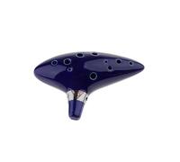 Instrumento Ocarina Adulto 12 Holes Ceramic Glaze Ocarina With Hand-Shaped Stand Holder Ocarina Ceramics