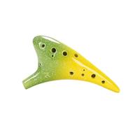 Instrumento Ocarina Adulto 12 Holes Ceramic Ocarina Alto C Musical Instrument With Lanyard Music Score Protective Bag For Music Lover
