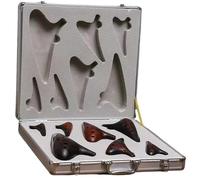 Instrumento Ocarina Adulto 12 Holes Ocarina Big Lacquer Smoked Seven-piece Ocarinas Set AC SF SG SC G AF BC MusicalInstruments