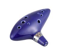 Instrumento Ocarina Adulto 12 Holes Ocarina Ceramic Alto C Vessel Flute Wind Musical Instrument