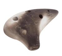 Instrumento Ocarina Adulto 6 Hole Ocarina Soprano Tone C Key Mini Necklace Ocarina Clay Smoked Surface Flute Instruments With Lanyard