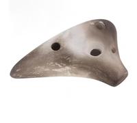 Instrumento Ocarina Adulto 6 Holes Mini Soprano ToneC Necklace Ocarina Clay Smoked Surface Flute Instrument