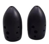 Instrumento Ocarina Adulto 8 Hole Chinese Ancient Xun Flute Black Pottery Dual-chamber Professional Clay Flute Musical Instrument G
