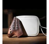Instrumento Ocarina Adulto Alto Ocarina Purple Sand Smoked Ocarina Professional Performance Grade Flute Hole Ceramic Musical Instruments(D)
